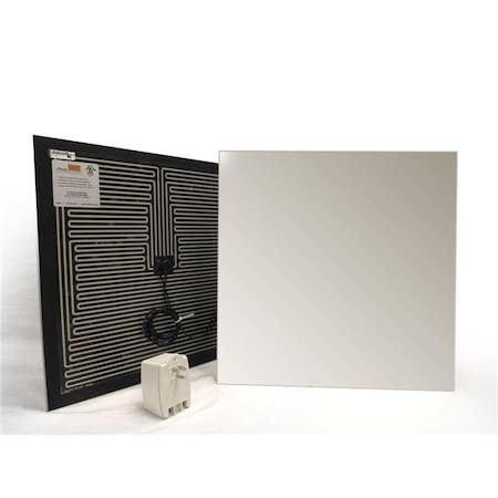 Clearmirror ClearMirror 16104-122424M Fog Free Shower Clear Mirror 12 x 24 in. 16104-122424M